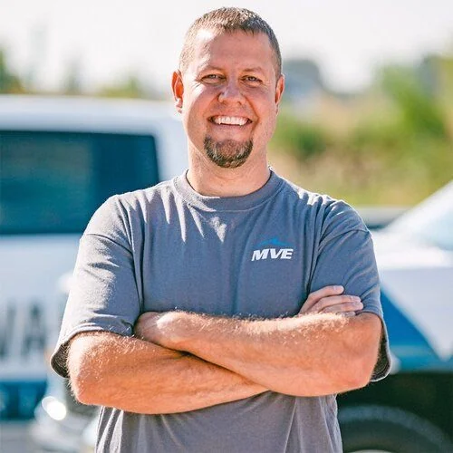 Zach Giles, founder and owner of Mountain Valley Electric, photographed in Idaho Falls.